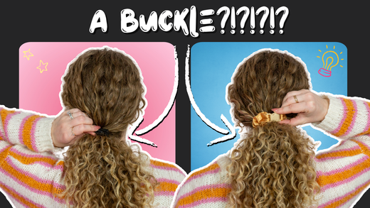 GENIUS or GIMMICK - Re.Statement Buckle Hair Tie Elastic