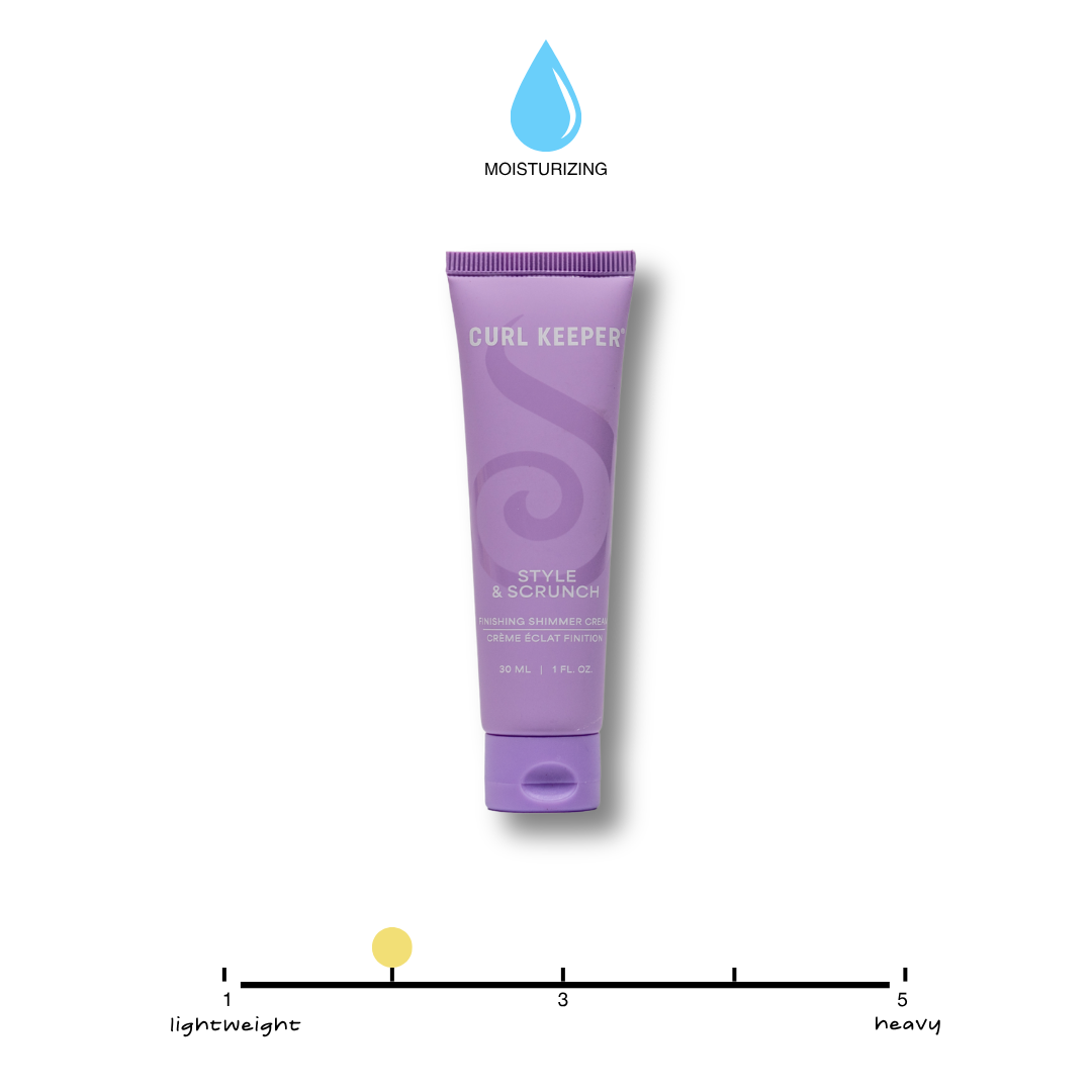 Curl Keeper Style & Scrunch - Finishing Shimmer Cream