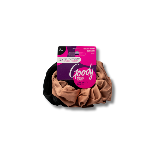 Goody Ouchless Forever Satin Scrunchies, 2 Ct