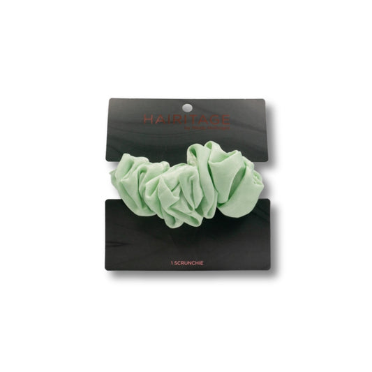 Hairitage Mint Satin Scrunchie