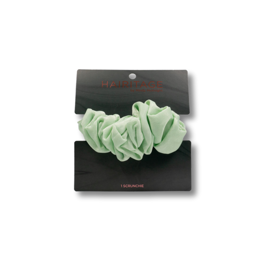 Hairitage Mint Satin Scrunchie