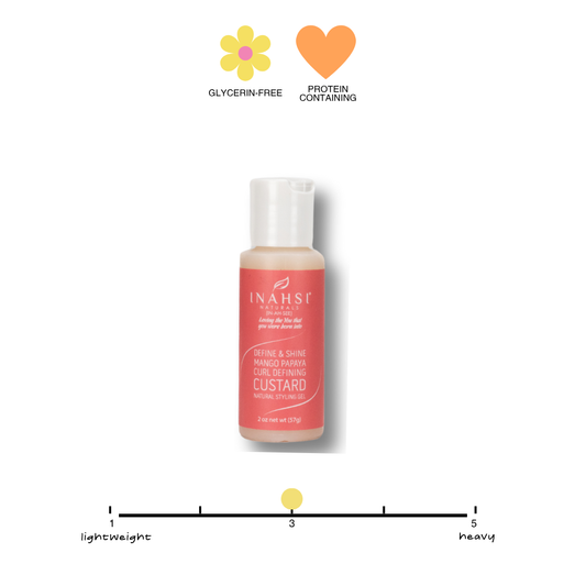 Inahsi Define & shine Mango Papaya Curl Defining Custard Styling Gel