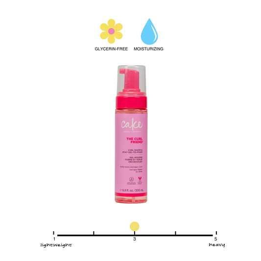 Cake Beauty The Curl Friend Curl Shape & Stay Gel to Foam