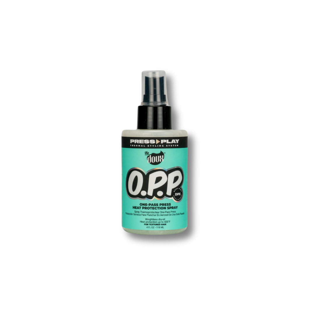 The Doux OPP One Pass Press Heat Protection Spray
