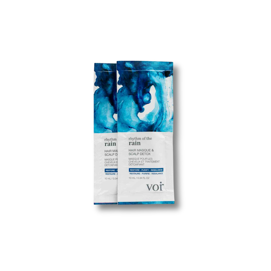 Voir Rythm of The Rain: Hair Masque & Scalp Detox (2 packets)