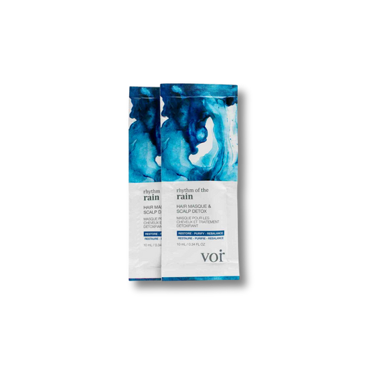 Voir Rythm of The Rain: Hair Masque & Scalp Detox (2 packets)