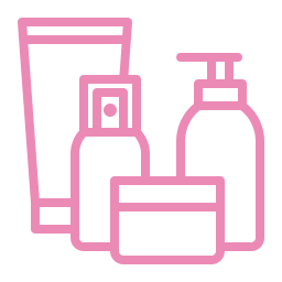 Curl beauty products icon